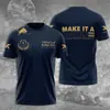 Camiseta de manga corta transpirable de secado rápido con cuello redondo, de venta popular, para motocicleta de montaña todoterreno, ropa para carreras al aire libre y ciclismo para exportación