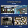 Dongguan Yichen Xin herramienta especial para eliminar el polvo de la película para pantalla de teléfono móvil cinta adhesiva transparente pe película de rollo para eliminar el polvo en stock