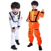 Disfraz de Halloween Niños Adulto Hombre y Mujer Carnaval cosplay Show Traje Espacial Astronauta Ropa de Piloto