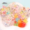 Pato de Resina Luminoso Bebida de Té de Leche Animal Marino Gancho Luminoso Colgante Gancho de Oreja DIY Collar Colgante Venta Caliente Transfronteriza Lindo