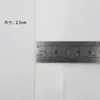 Banda Elástica Engrosada al por Mayor, Banda Elástica Ancha Suave para Cintura, Tela Cepillada de Nylon Doble Cara Negra y Blanca de 1-8 cm, en Stock