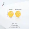 Puzuo Cor Forte Conservação de Cor Areia Fosca Dourado Acessórios DIY Florzinha de Diamante Leão Despertando Lótus Contas Espaçadoras Pulseira Colar Contas Soltas