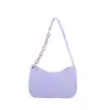 Bolsa de Ombro com Corrente em Veludo Cotelê para Mulheres, Bolsa de Braço Leve e Fashion, Bolsa de Mão Retrô Tendência, Nova Bolsa de Primavera para Mulheres