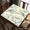 Mais Vendido na Amazon Tapete de Mahjong Floral Europeu e Americano Espesso Silencioso Tapete de Mesa Dedicado para Jogar Cartas Impermeável Resistente ao Desgaste Tapete para Mesa de Xadrez e Cartas