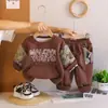 Conjunto de Manga Longa para Meninos de Comércio Exterior Estilo Novo Primavera e Outono 0-6 Anos 1 Estiloso Lindo de Bebê Roupas de Outono Moletom Conjunto de Duas Peças Venda por Atacado