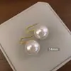 Pendientes de Plata de Ley S925 con Perlas de Imitación de Gama Alta para Mujer, Pendientes de Diseño Nicho, Pinzas para Orejas y Accesorios para Orejas Versátiles y Elegantes
