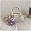 Bolso de Mano Pequeño Plateado Transfronterizo para Mujer 2026 Nuevo Estilo de Nicho Moda Coreana Bolso de Hombro Versátil Bolso Cruzado Simple
