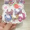 Nueva Versión Coreana de 10 Cuerdas para el Cabello de Dibujos Animados para Niños, Ligas para el Cabello de Princesa Lindas, Cuerdas de Gato para la Cabeza de Niña, Pares de Gomas Elásticas para Bebé