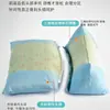 Almohada refrescante combinada de estera de ratán y trigo sarraceno, almohada de salud transpirable con soporte para el cuello para el verano, núcleo de almohada triangular cuadrado desmontable, directo de fábrica