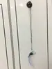 Juguete para gato Molestar gato Juguete de pájaro Gato Colgante Ajustable Pluma Ventosa Cabezal de repuesto Ratón auto-jugable