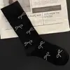 Calcetines Estilo Ballet Estilo Japonés con Lazo Calcetines de Media Caña para Mujer de Moda Otoño e Invierno Algodón Calcetines Dulces Distintivos