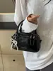 Bolso Satchel de Bolos de Moda para Mujer 2025 Verano Nuevo Estilo Coreano Bolso de Hombro Sencillo Bolso Cruzado de Diseño de Nicho para Mujer