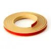 Tablero de madera en forma de U con tira de borde suave de TPE autoadhesiva tablero sin pintar tira de sellado de borde de gabinete tira de envoltura de borde decorativa para muebles y armarios