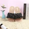 Pantuflas de Lazo para Mujer 2021 Verano Nuevas Estilo Coreano ins Zapatos de Moda Casuales de Exterior
