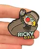 Bottons de Laca Dourada e Prateada, Bottons Comemorativos Personalizados de Metal com Logo Personalizado e Desenhos Animados, Produção de Esmalte Corporativo, Brindes Empresariais