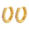Pendientes de Diamante Grado Classic para Uso Diario Pendientes Europeos y Americanos Transfronterizos Más Vendidos Pendientes Coloridos Elegantes