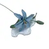 Capullos de Flor de Lirio Tejidos a Mano, Flores de Hilo Transfronterizas, Productos Terminados de Flores Tejidas, Ramos, Adornos Decorativos, Regalos Florales al por Mayor