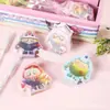 Sanrio cuaderno forma de huevo pegatinas de mensajes borrador de registro para estudiante de primaria nota adhesiva cuaderno forma de caricatura