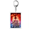 Llavero Acrílico Stranger Things Club del Hacha Eddie Película y TV Merchandising Colgante de Soporte Venta al por Mayor Transfronteriza