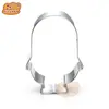 Molde de galleta de dibujos animados de acero inoxidable Herramientas de horneado DIY Molde para cortar frutas y verduras