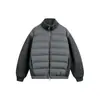 Yidao Vintage 2026 Invierno Nuevo Diseño Cuello Alto Chaqueta de Algodón Mangas de Lana Casual Corta Abrigo Cálido Hombres