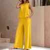 Conjunto Duas Peças Feminino Gola Redonda Manga Morcego Solta Cor Sólida Casual Primavera Outono Roupa Feminina Atacado Transfronteiriço