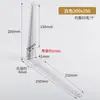 Suporte de Parede de Cantoneira Triangular, Ferragens para Estante de Ferro, Suporte para Prateleira, Suporte Fixo