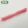 Corda de algodão colorida de 3-4 mm para acessórios de pulseira DIY, corda de algodão fiada no núcleo artesanal, corda para tapeçaria e fio de algodão para amarração