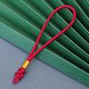 Cuerda con asa de nudo de botón de 13 cm, cordón, nudo chino, Hanfu, bolsa de sachet semiacabada para manualidades, cuerda para la muñeca, cuerda trenzada