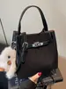 Bolso Bandolera Transfronterizo Bolso de Mujer Bolso de Hombro Retro de Gama Alta Bolso de Mano de Moda Simple Bolso Cubo Casual
