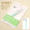 Set de Recortador de Cejas Listo para Usar, Navaja para Cejas para Mujer, Recortador de Cejas Macro Antirrayas, Herramientas de Belleza