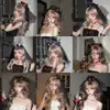 Diadema Corona Negra con Velo Gótico de Halloween para Mujer, Diadema Elegante de Rosa de Alta Gama, Vestido de Fiesta Festivo