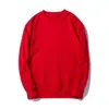 Novas Blusas de Moletom Masculinas e Femininas para Outono e Inverno, Tops Femininos, Jaquetas Masculinas de Gola Redonda Lisas, Mangas Longas, Marcas Modernas Lisas para Atacado