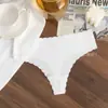 Roupa íntima feminina sem costura de seda gelada para comércio exterior transfronteiriço, fina, respirável, canelada, forro 100% algodão, tamanhos grandes europeus e americanos, respirável e confortável para mulheres