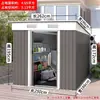 Galpão de Armazenamento de Ferramentas para Jardim Externo, Área de Serviço Externa, Casa Modular para Telhado, Casa Móvel Destacável, Fácil de Montar
