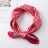 Houndstooth Cachecol Feminino Estrela Cyber Celebridade Lenço Novo Estilo Pequeno Lenço Quadrado 60cm Sade Imitação Lenço de Seda Lenço Lenço