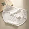Calzoncillos tipo bóxer de algodón puro para mujer talla grande mm gordita Cintura alta Niñas Algodón Antibacteriano Entrepierna extendida Calzoncillos tipo bóxer para mujer Flor rosa