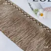 Franja de Cortina Renda para Cortina Borda de Mesa Renda Decorativa Acessórios de Franja 13cm Borda Bigode de Dragão