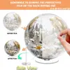 Impresión Plana Transfronteriza 2D Plano Rotación 360 Lobo de Invierno y Escena de Nieve