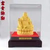 Atacado de Fábrica Estátua Rica do Buda Maitreya Veludo Areia Ornamentos Dourados Presentes de Inauguração de Casa Novo Lar Abertura de Negócios Mobiliário de Escritório