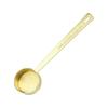 Colher de Café Ouro Rosa Aço Inoxidável 30ML Colher de Medida Colher de Medida de Cozinha Colher de Medida para Leite em Pó 15ML Colher para Pó de Fruta em estoque
