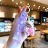 Llavero de Oso Pintado al Óleo Colgante de Campana para Aliviar el Estrés Regalo Venta Directa de Fábrica Mismo Estilo que Xiaohongshu Regalo Lindo y Divertido