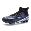 Comercio exterior nuevos zapatos de fútbol de caña alta assassin spike clavo roto zapatillas de deporte juego profesional especial al por mayor zapatos de fútbol para niños