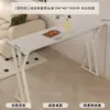 Mesa Alta Cor Creme para Uso Doméstico, Divisória de Parede, Mesa Casual Minimalista de Pernas Altas para Apartamento Pequeno, Mesa Alta e Cadeiras Brancas Puras para Sala de Jantar