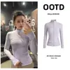 Chaqueta de Yoga con Protección Solar Ajustada Personalizada para Mujer 2026 Principios de Otoño Ropa Deportiva Casual para Fitness Conjunto de Ciclismo Top