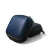 Bolsa de Cosméticos para Auriculares de Gama Alta Piel de Oveja PU Retro Bolsa para Cable de Datos y Cargador Bolsa de Cosméticos Portátil de EVA para Batería