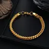 Pulseira popular do TikTok em osso de cobra dourado de titânio para homens, moderna, luxo leve, versátil, acessório de mão minimalista, acessório de alta qualidade para mulheres