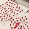 Stickers de Arte para Uñas de Halloween Cyansea Horror Relief Atmósfera Sangrienta Y2K Estéreo DIY Calcomanías Adhesivas para Uñas
