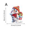 Natal Kawaii Boneco de Neve Homem de Gengibre Adesivos Celebração de Feriado Porta Janela Decorações de Festa Filme Transparente Eletrostático
