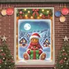 Bestseller transfronterizo Cortinas navideñas para ventanas, cinta para ventanas, tela de fondo, tela colgante, tela de fondo para decoración de fiestas, accesorios de fotografía